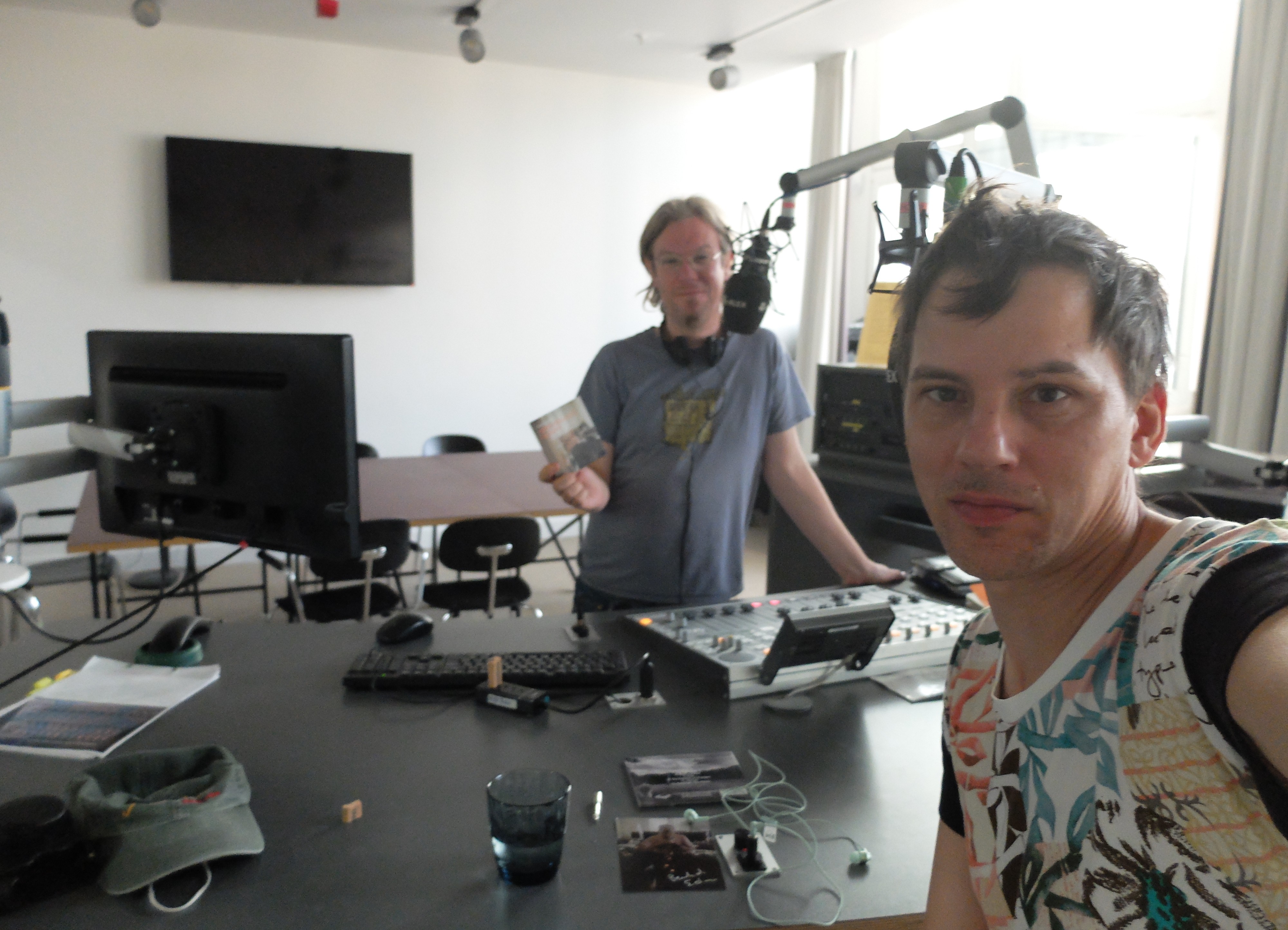 Bernhard Eder im ALEX-Studio Bernhard Eder im ALEX-Studio
