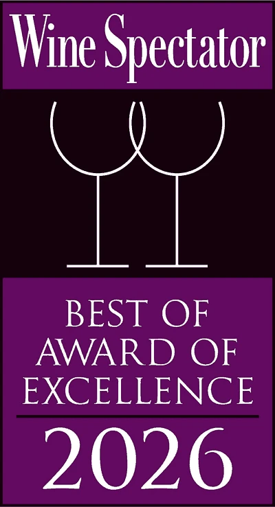 Wine Spectator Best of Award of Excellence 2026 - Restaurant Marcel Antwerpen