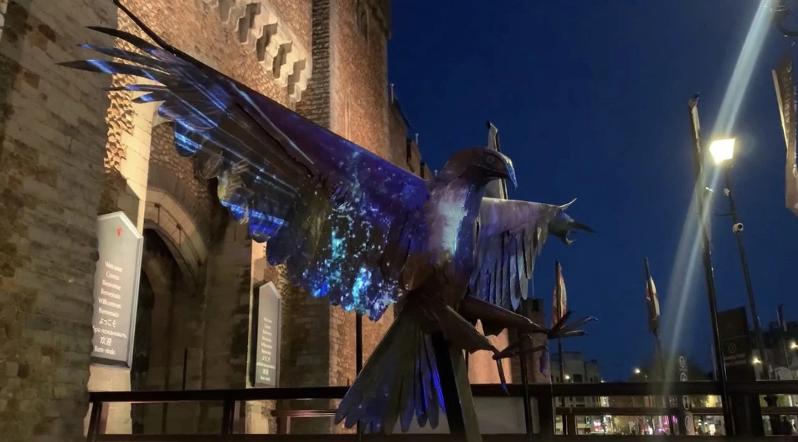 Revive our World Red Kite sculpture by Sarahh Wardlaw