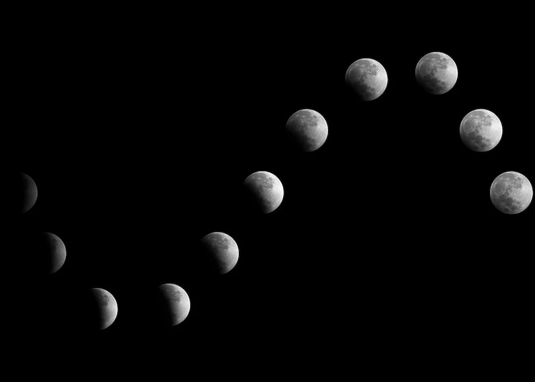 Pointing at the Moon.