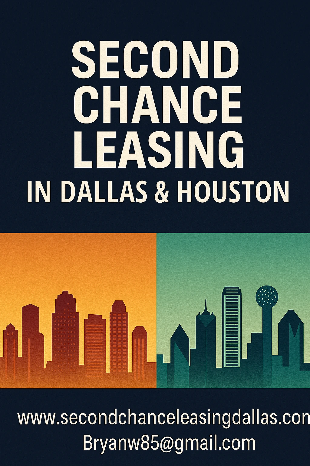 🏙️ Second Chance Leasing in Dallas & Houston: Two Cities, One Comeback