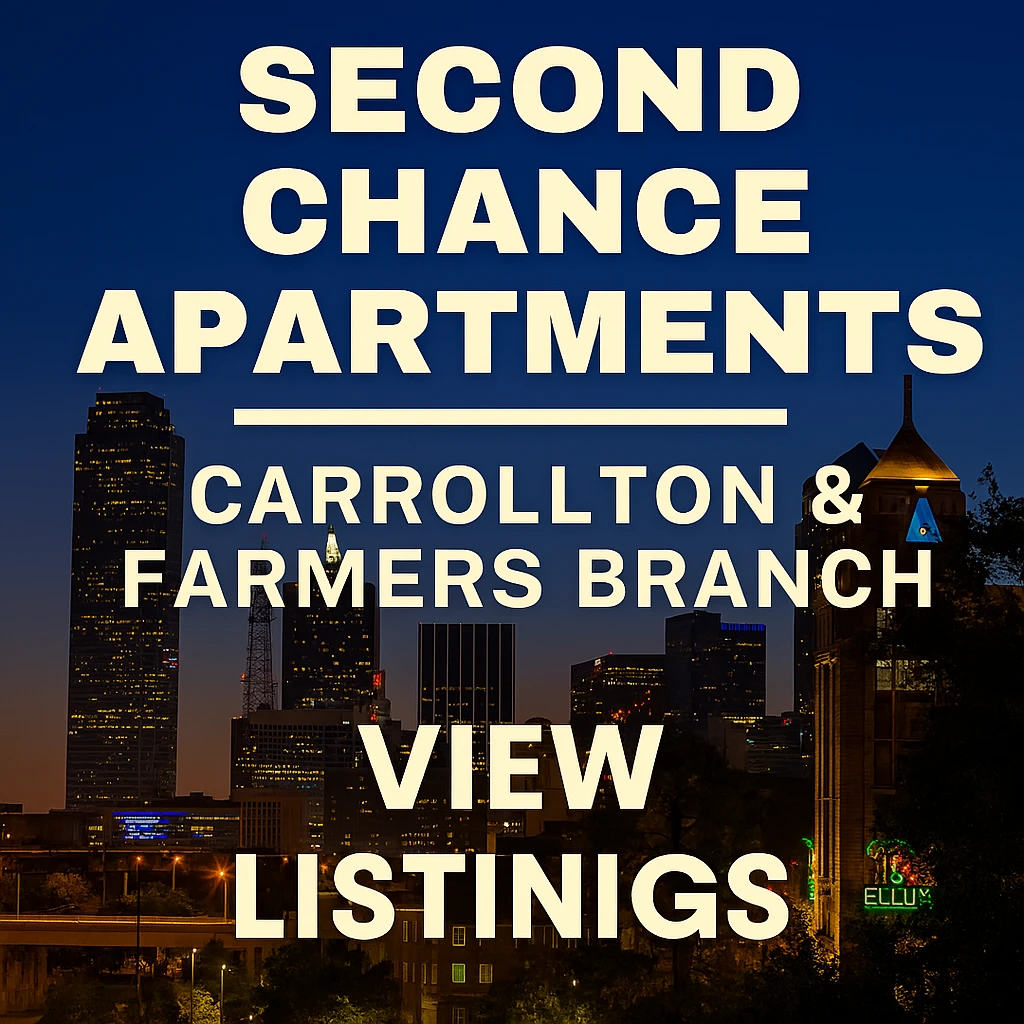 🌟 Carrollton & Farmers Branch Second Chance Leasing – Where Comebacks Feel Like Home