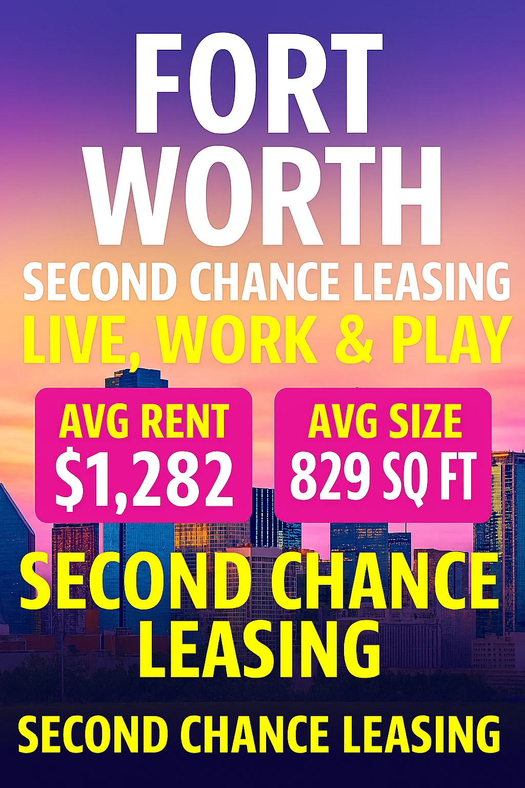 🏞️ Bishop Arts District Second Chance Leasing – Historic Charm, Indie Vibes & a Fresh Start | Avg Rent $1,215 | Avg Size 740 Sq Ft