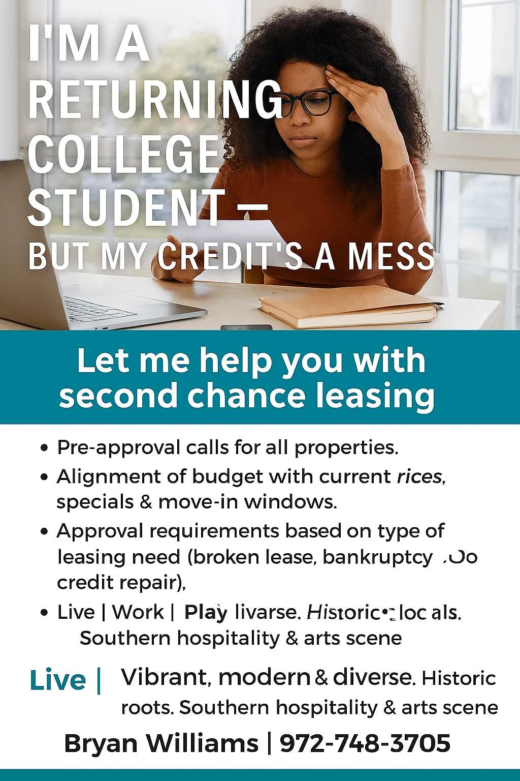Second Chance Leasing in Dallas for Returning College Students with Credit Challenges