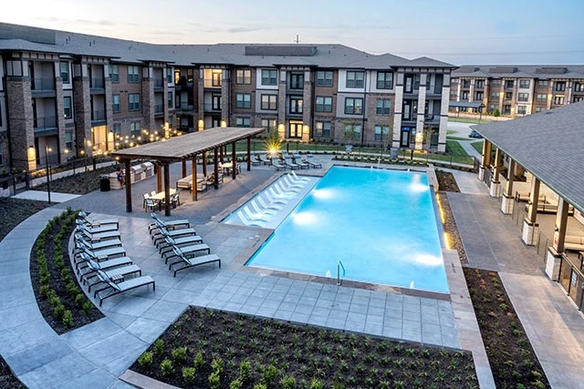 Two Bedroom Apartments from $1,593 — Second Chance Leasing in Aubrey, Texas w/wood floors