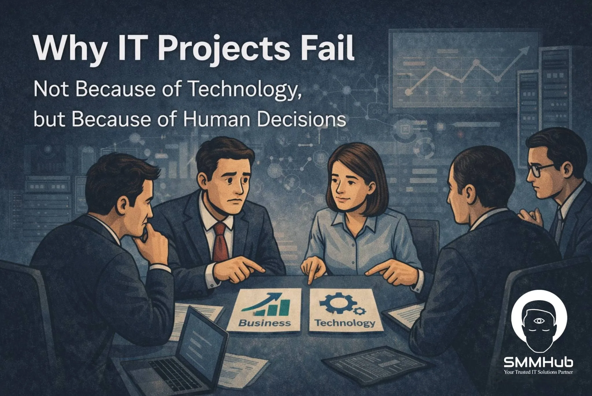 Why IT Projects Fail Not Because of Technology, but Because of Human Decisions