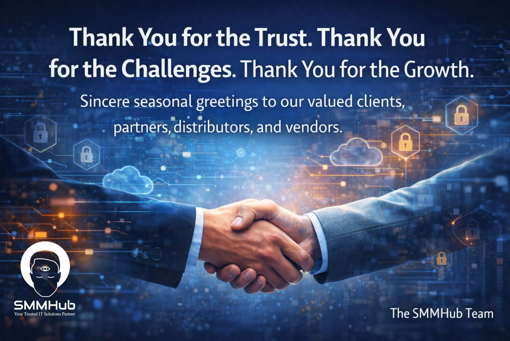 Thank You for the Trust. Thank You for the Challenges. Thank You for the Growth.