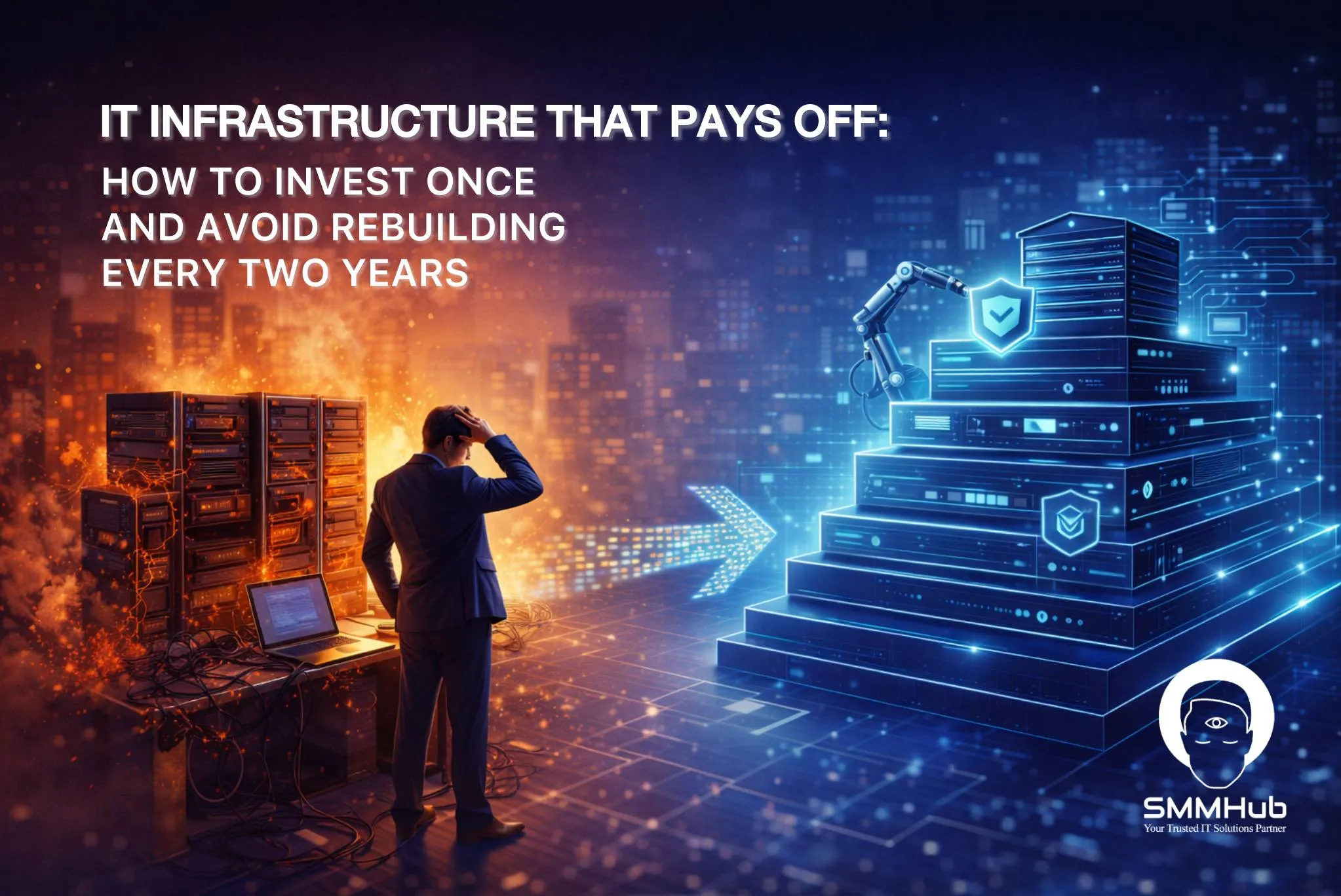IT Infrastructure That Pays Off: How to Invest Once and Avoid Rebuilding Every Two Years