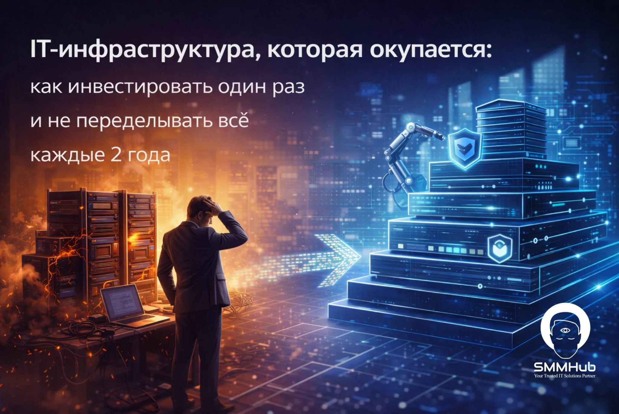 IT-инфраструктура, которая окупается: как инвестировать один раз и не переделывать всё каждые 2 года