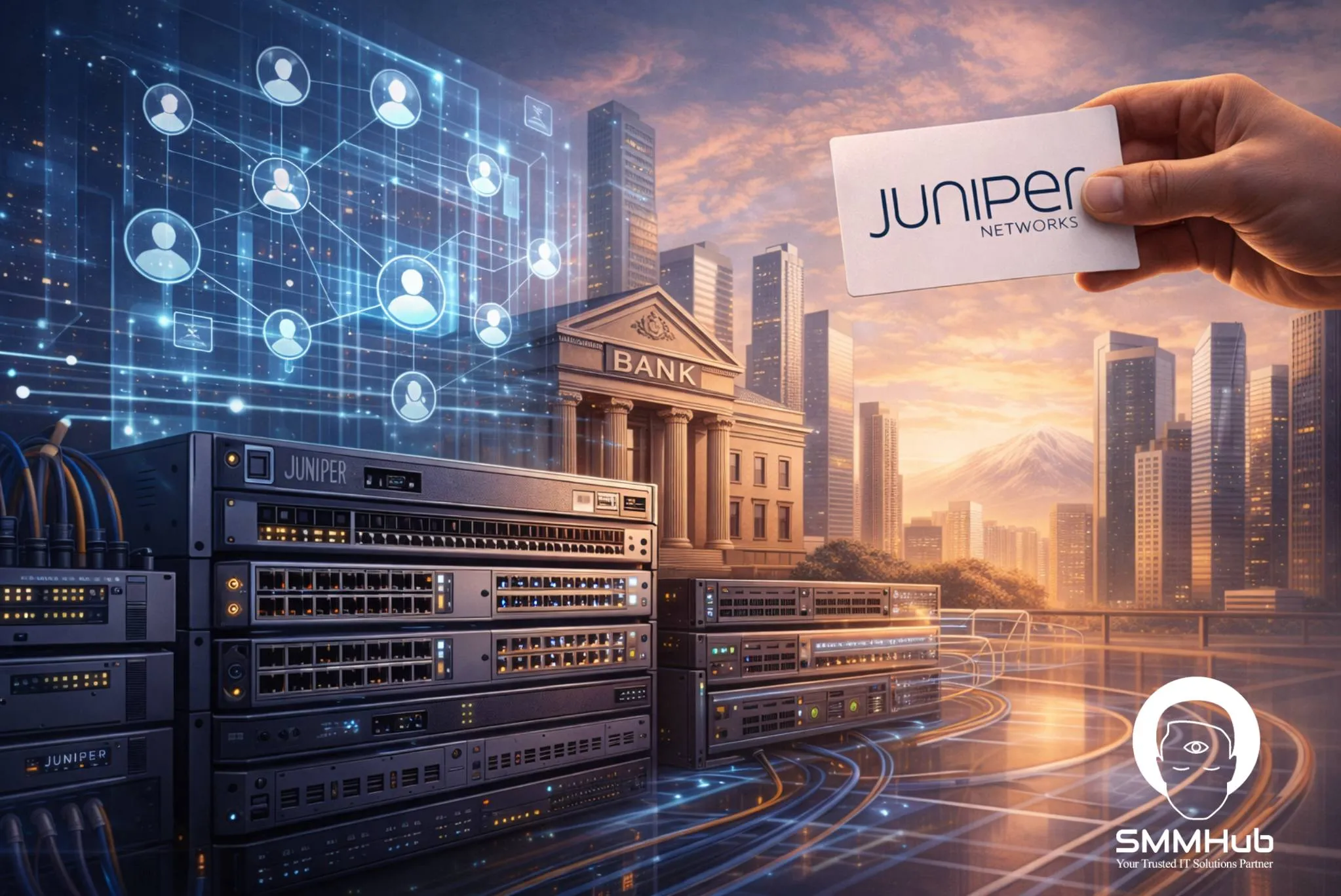 Juniper Networks в корпоративных и банковских сетях:  почему крупные компании выбирают архитектуру, а не просто «железо»
