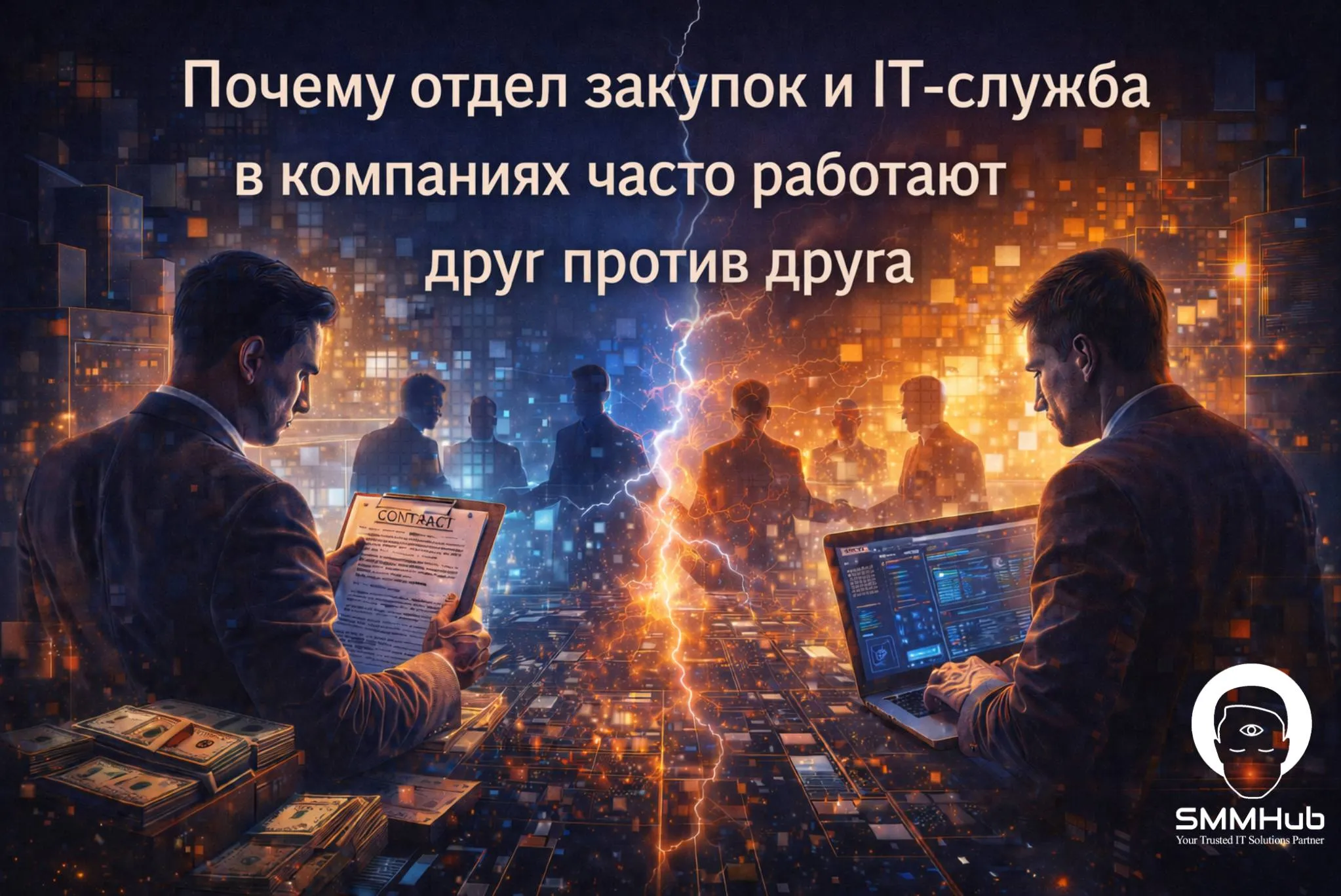 Почему отдел закупок и IT-служба в компаниях часто работают друг против друга — и как бизнесу это исправить