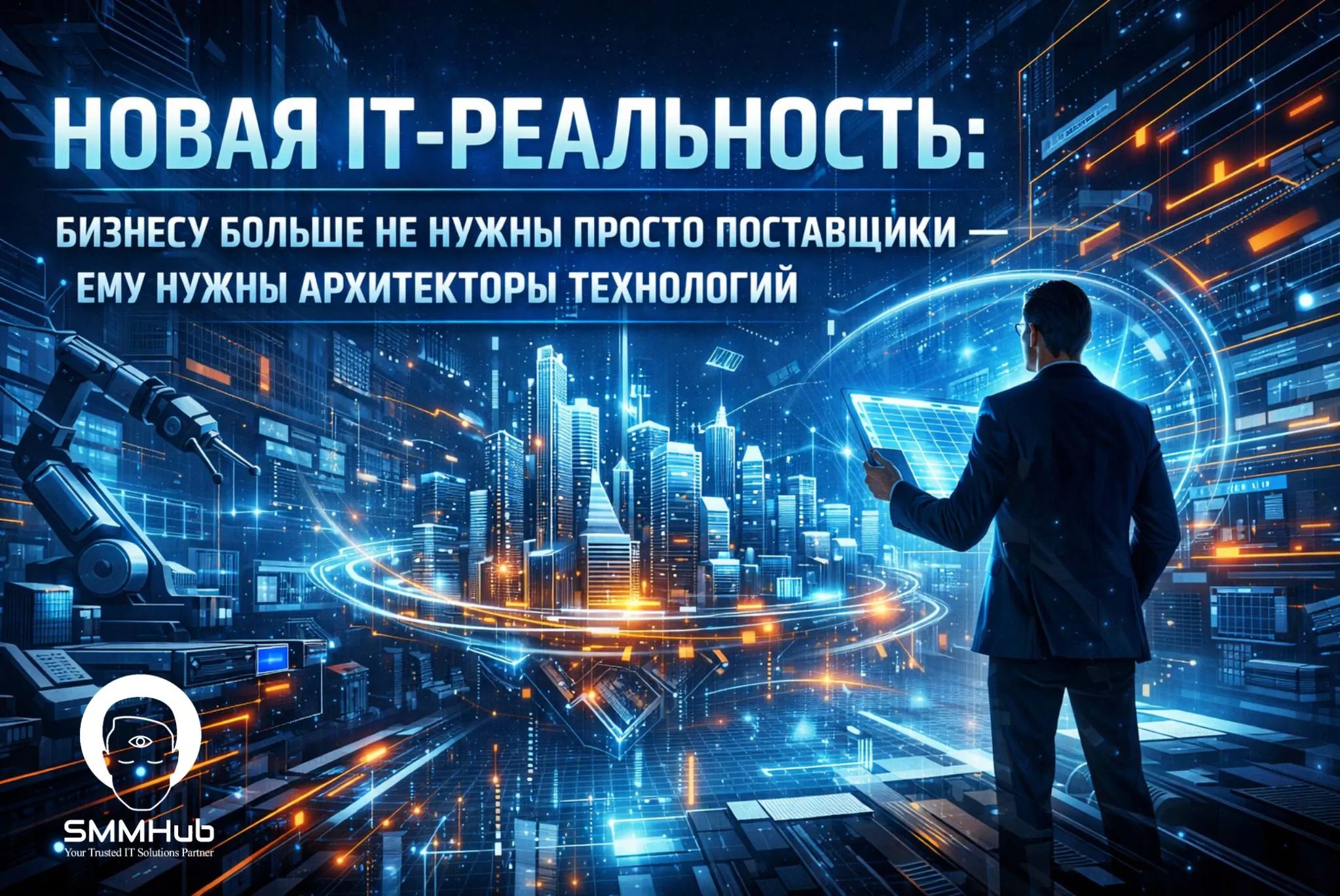 Новая IT-реальность: бизнесу больше не нужны просто поставщики — ему нужны архитекторы технологий