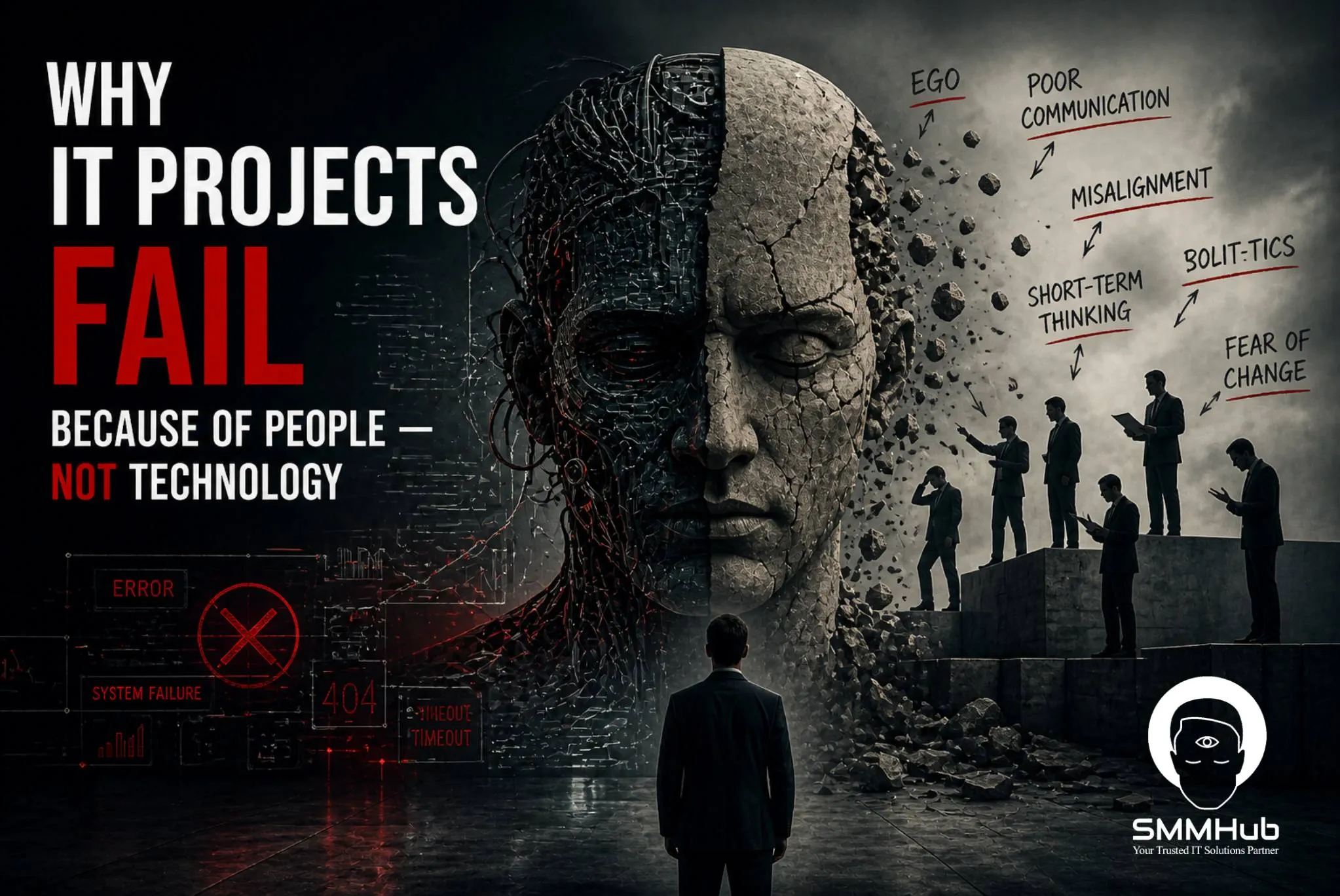 Why IT Projects Fail Because of People — Not Technology The truth the industry rarely admits openly