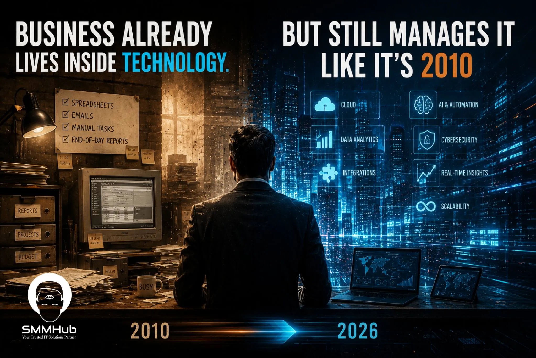 Business Already Lives Inside Technology. But Still Manages It Like It’s 2010 The biggest conflict modern companies still refuse to acknowledge