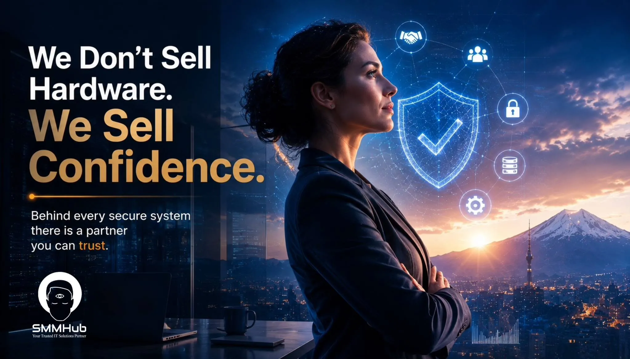 We Don’t Sell Hardware. We Sell Confidence.