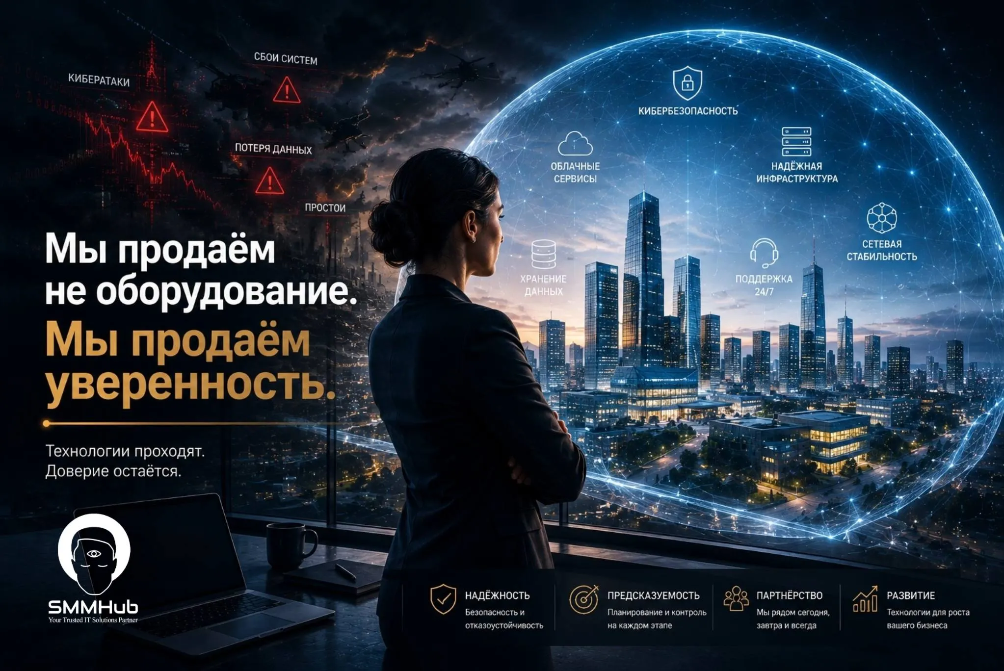 Мы продаём не оборудование. Мы продаём уверенность.