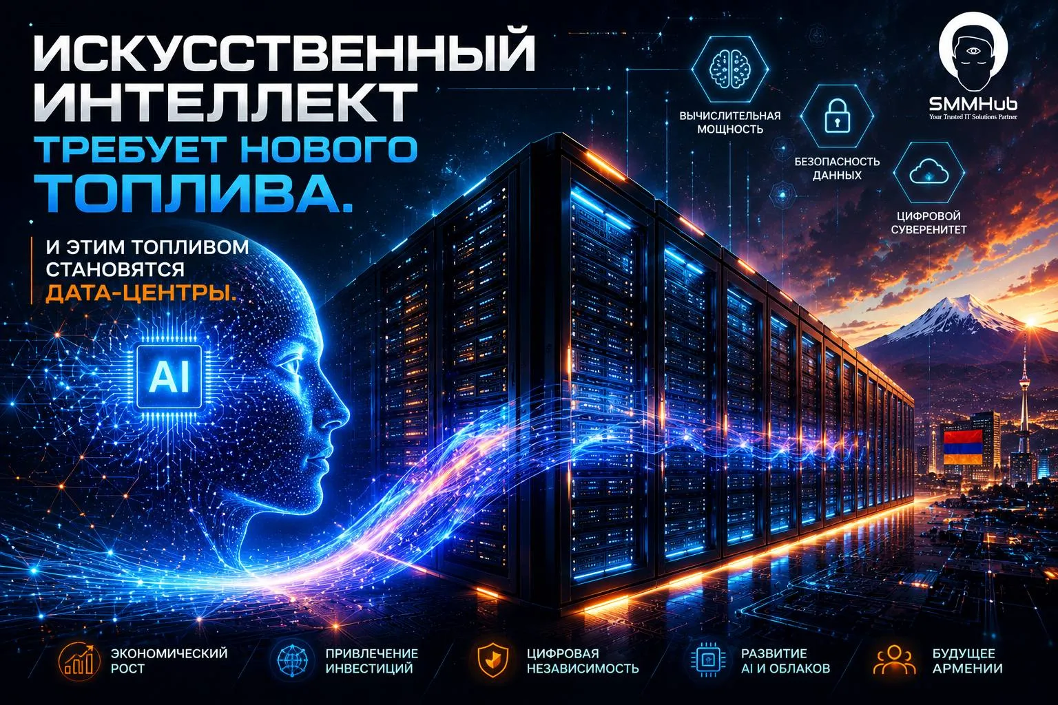 Искусственный интеллект требует нового топлива. И этим топливом становятся дата-центры.