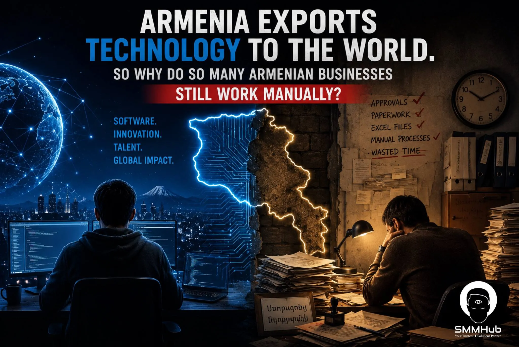 Armenia Exports Technology to the World. So Why Do So Many Armenian Businesses Still Work Manually?