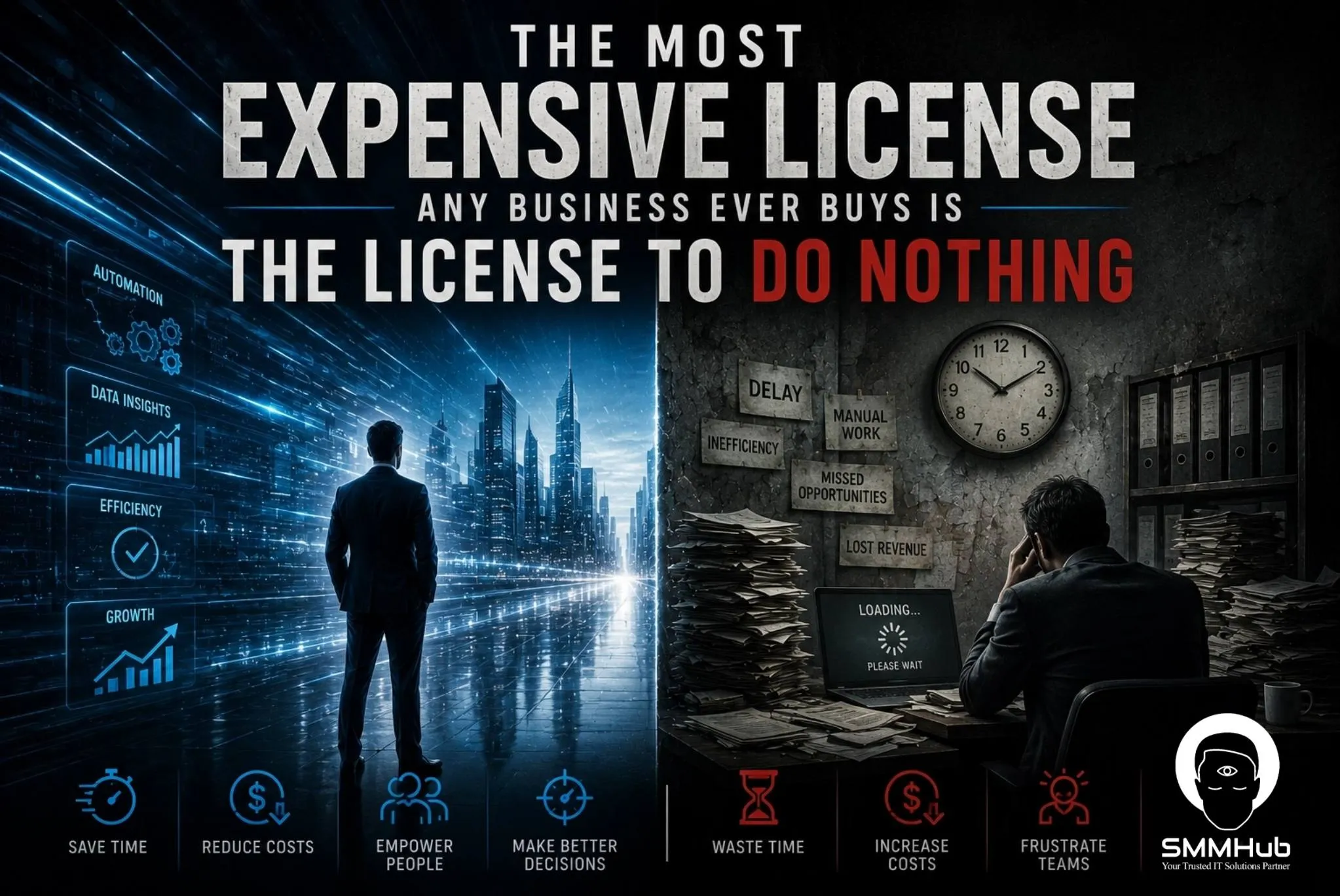 The Most Expensive License Any Business Ever Buys Is the License to Do Nothing