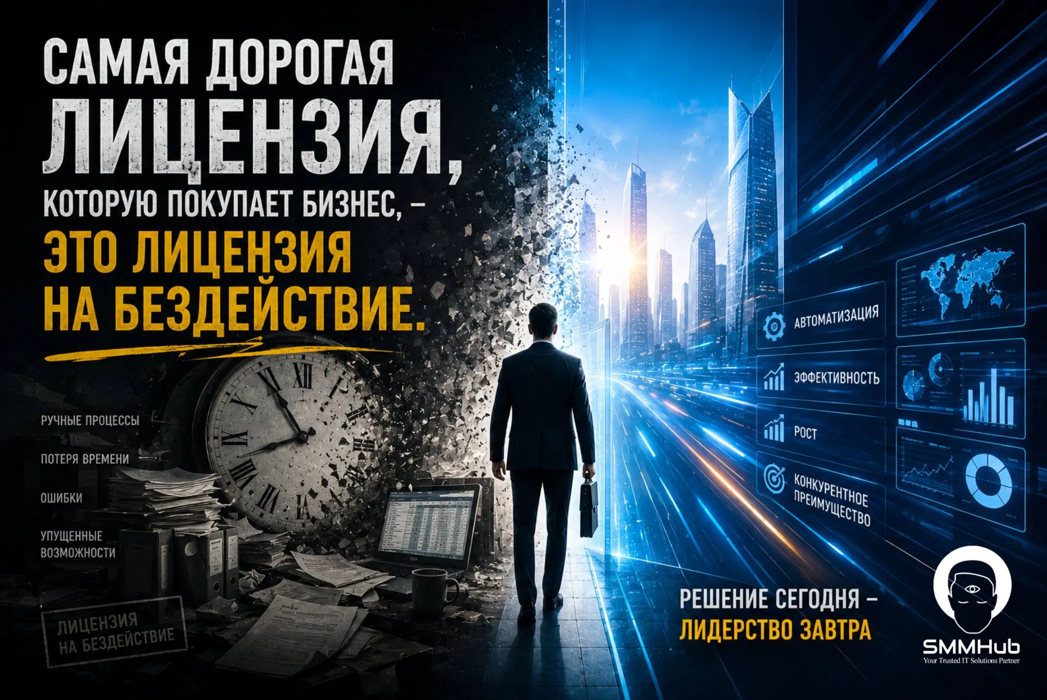 Самая дорогая лицензия, которую покупает бизнес, — это лицензия на бездействие