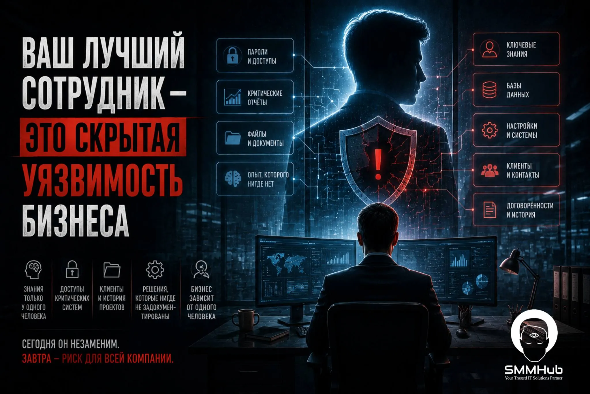 Ваш лучший сотрудник — это скрытая уязвимость бизнеса