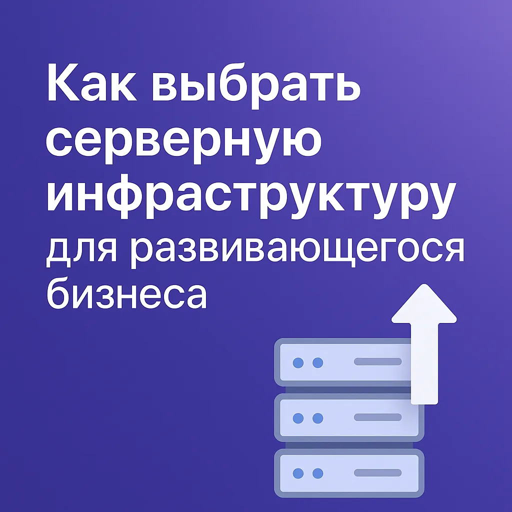 Как выбрать серверную инфраструктуру для растущего бизнеса