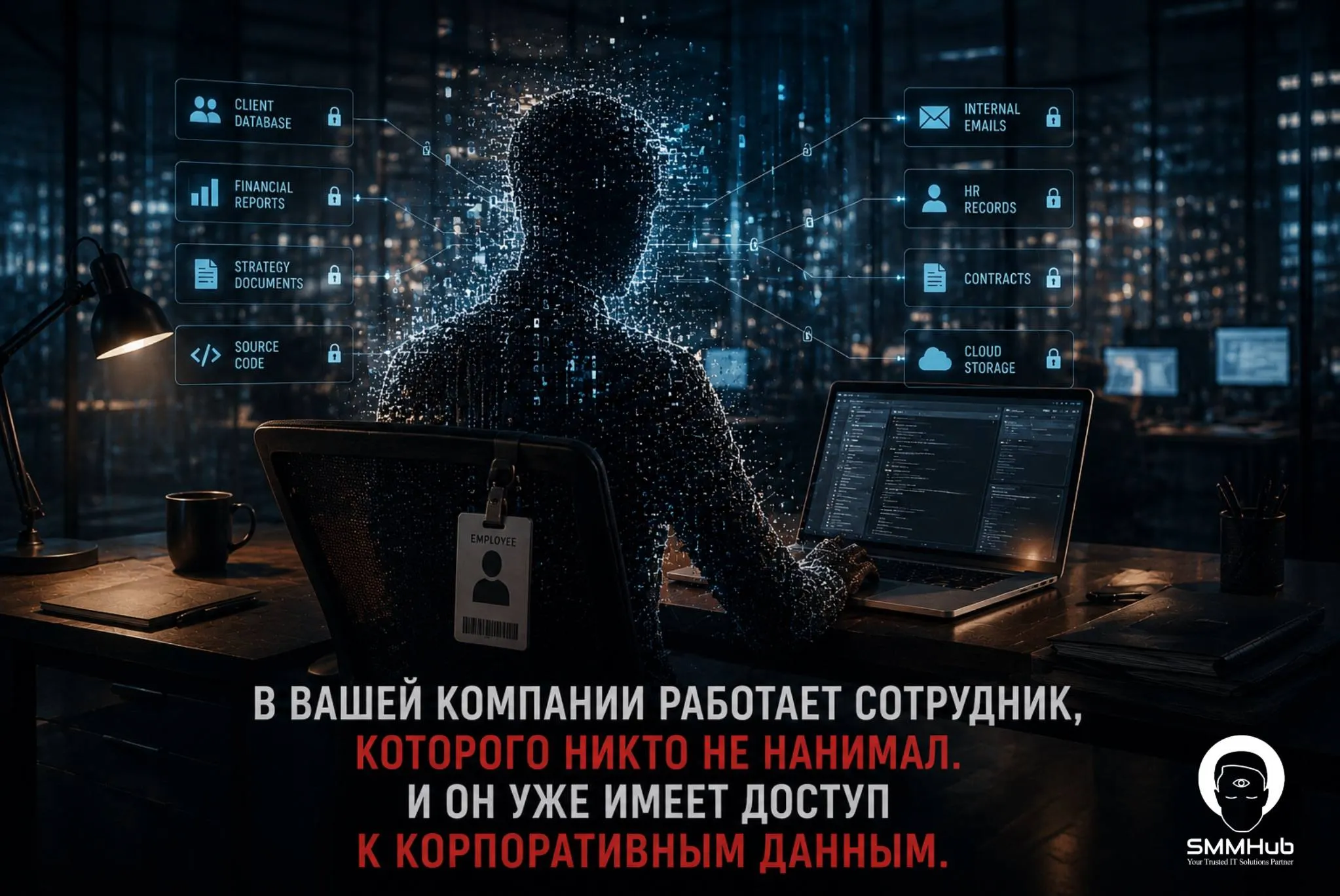 В вашей компании работает сотрудник, которого никто не нанимал. И он уже имеет доступ к корпоративным данным