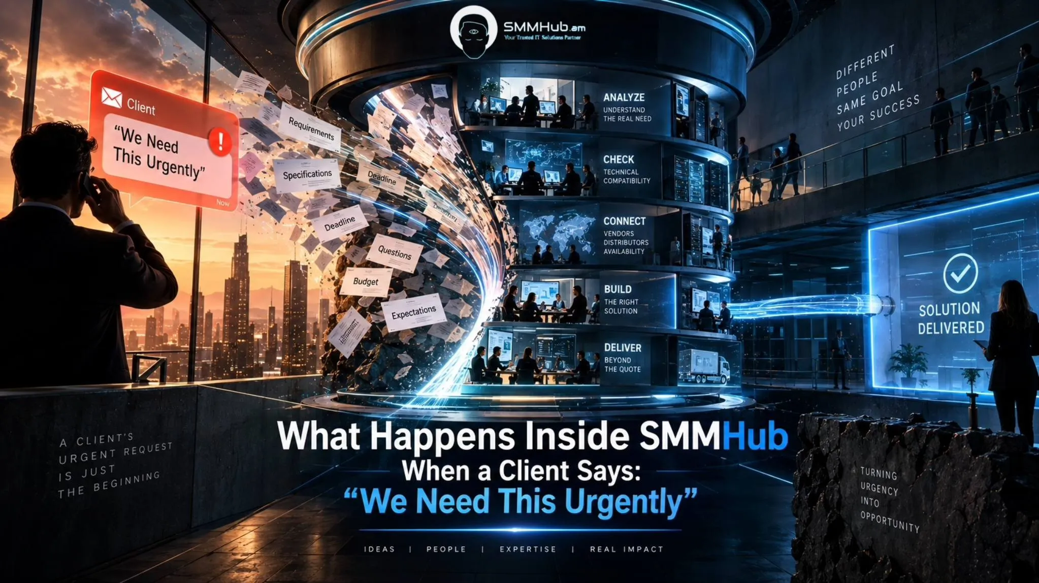 What Happens Inside SMMHub When a Client Says: “We Need This Urgently”