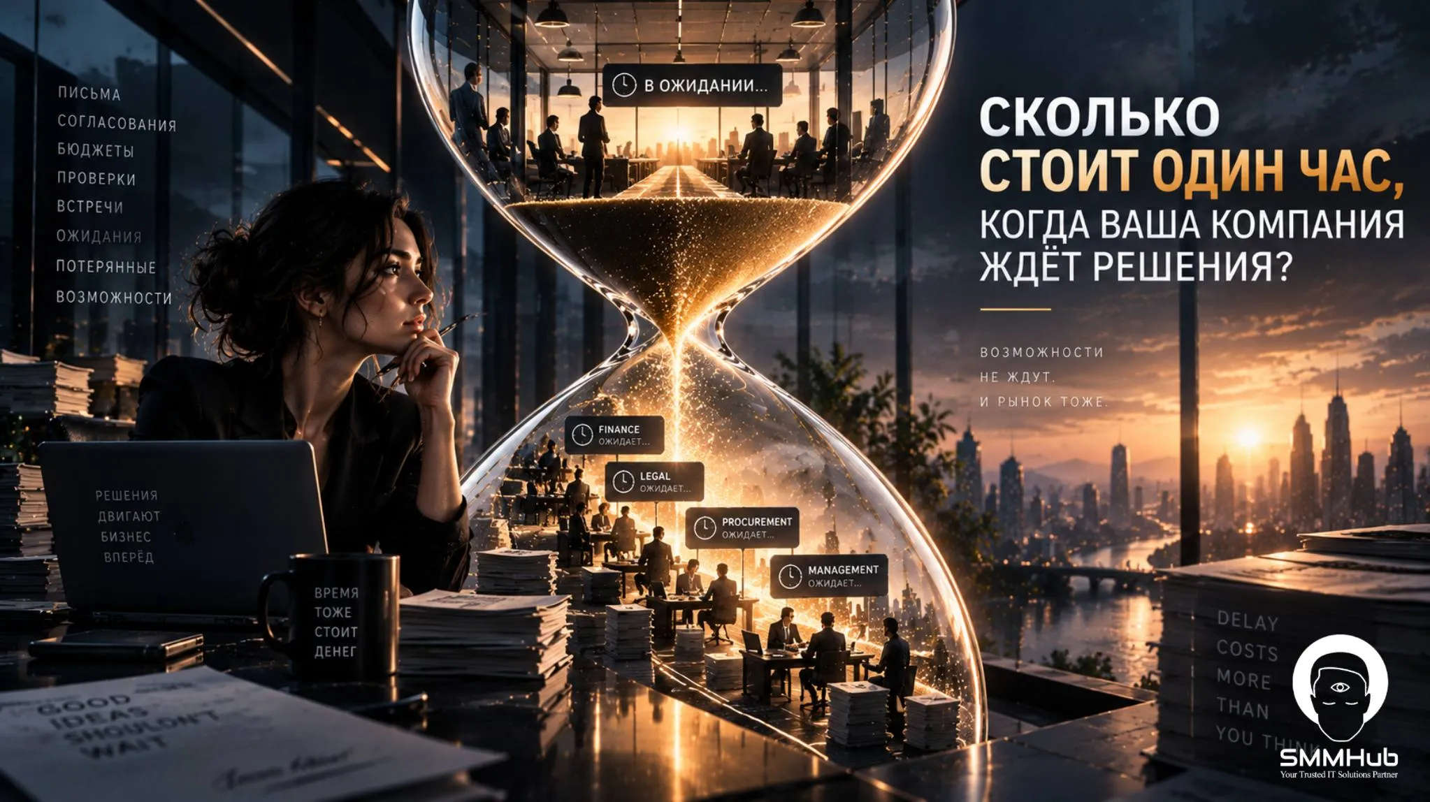 Сколько стоит один час, когда ваша компания ждёт решения?