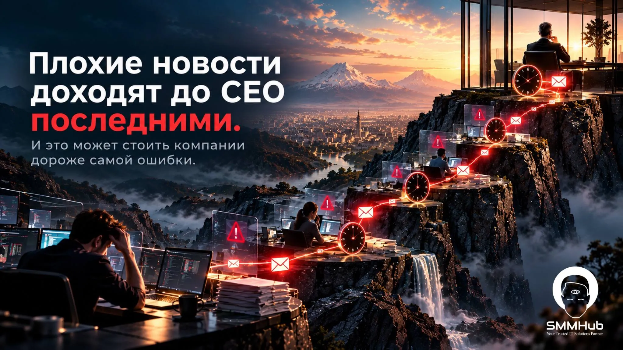 Плохие новости доходят до CEO последними. И это может стоить компании дороже самой ошибки