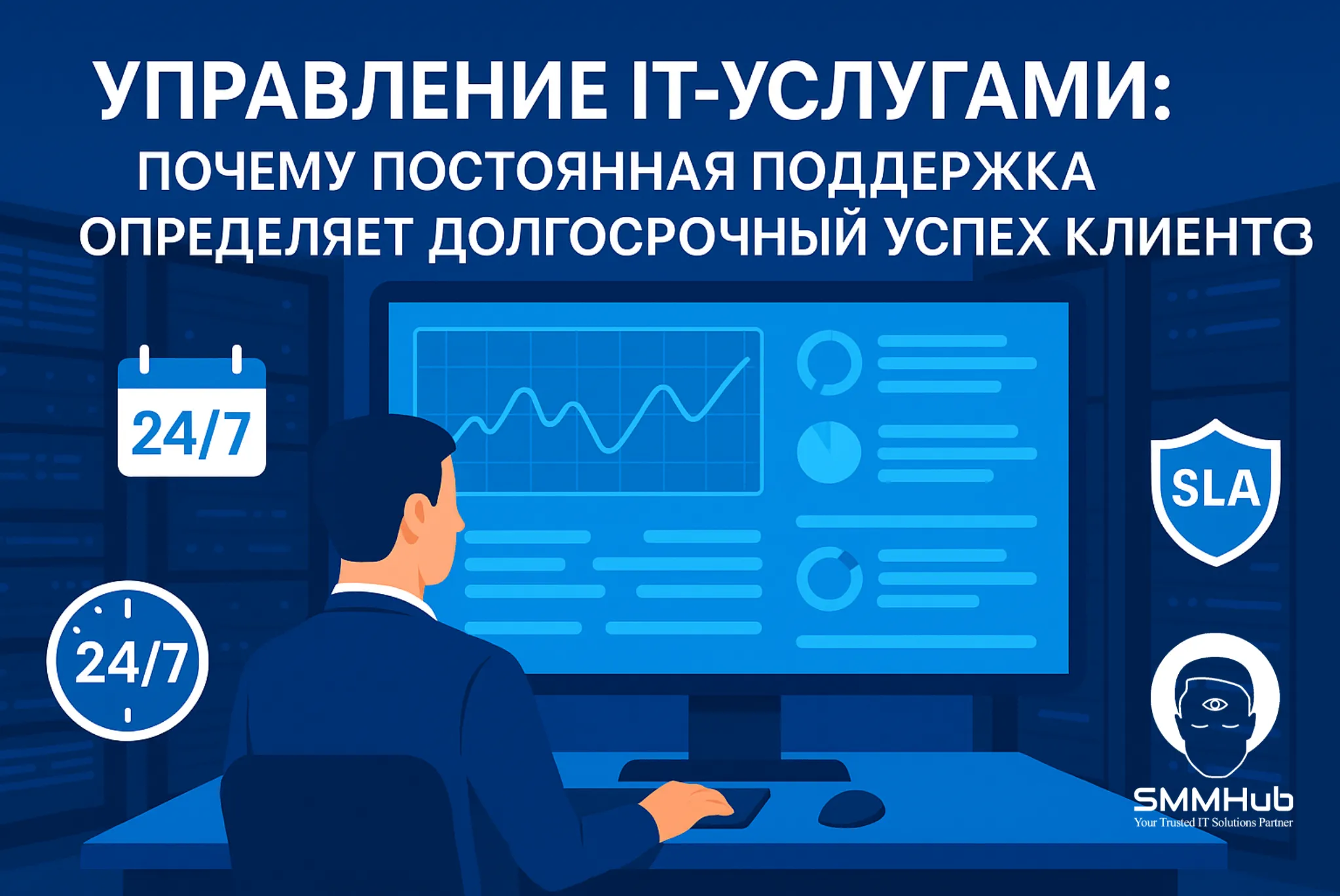 Управление IT-услугами: почему постоянная поддержка определяет долгосрочный успех клиентов