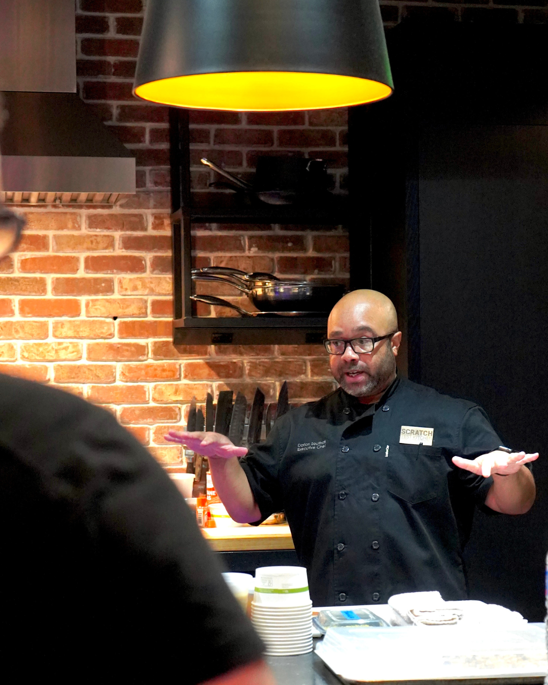 Behind the scenes at a private dinner