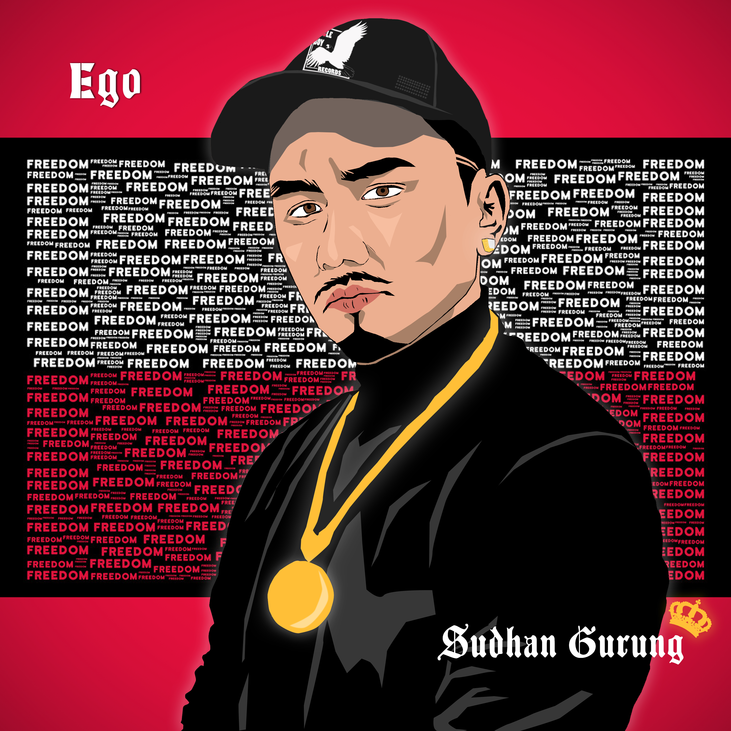 Ego single artwork Sudhan Gurung website