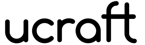 The word "ucraft" in lowercase black font on a white background, representing the brand's logo.