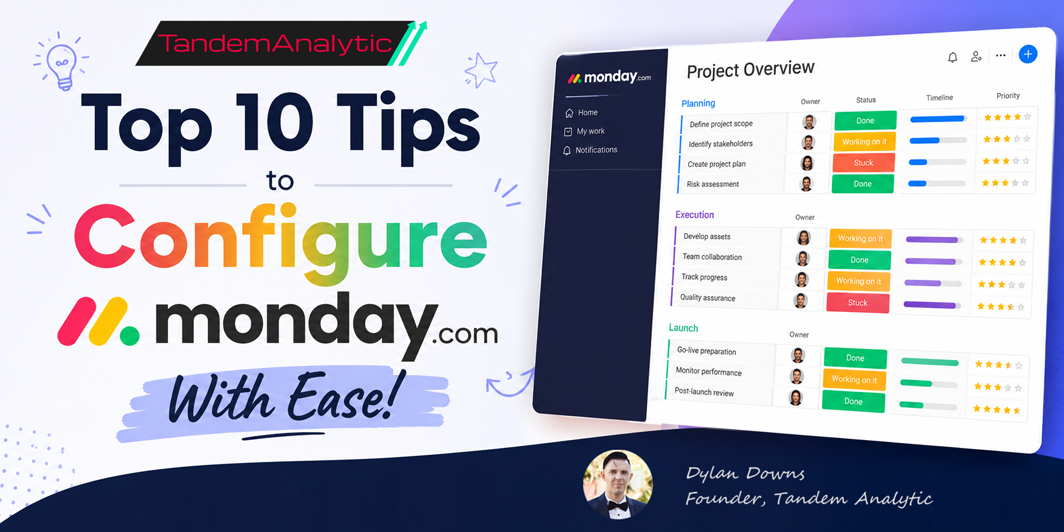 Top 10 Tips to Configure Monday.com With Ease!