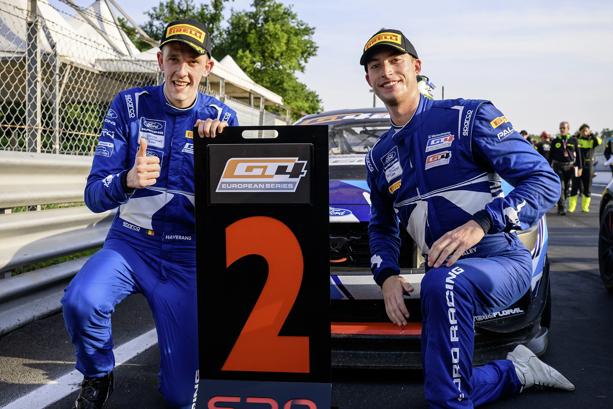 TeamFloral celebrates first GT4 European Series podium of the season at Monza with Paley and Haverans