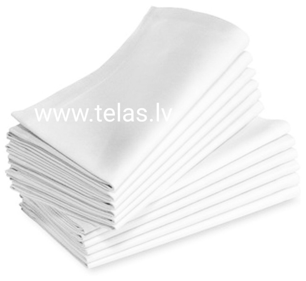 Baltas auduma salvetes restorāniem Baltas auduma salvetes restorāniem