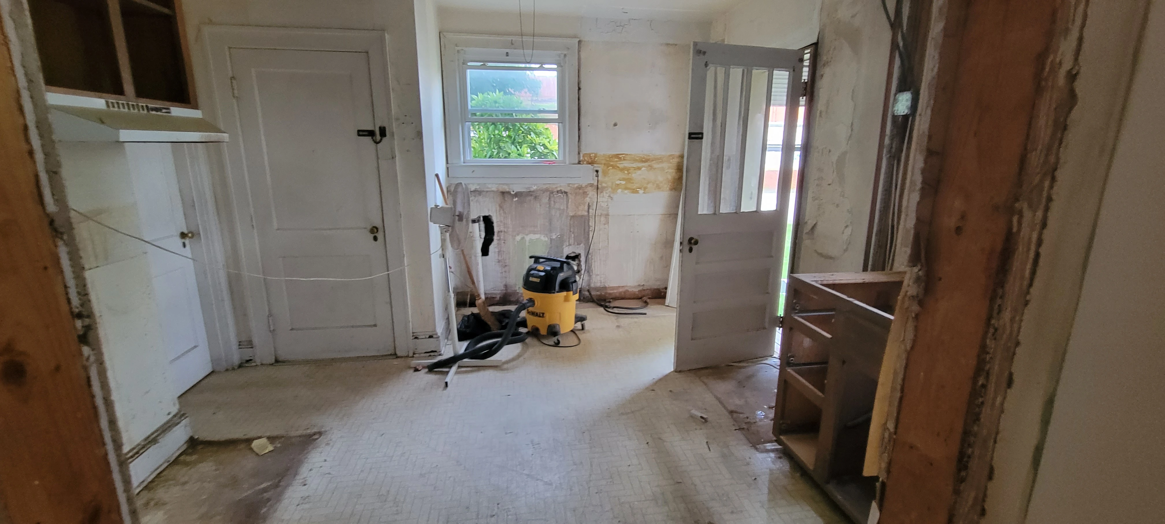 Demo Renovation Picture of Kitchen