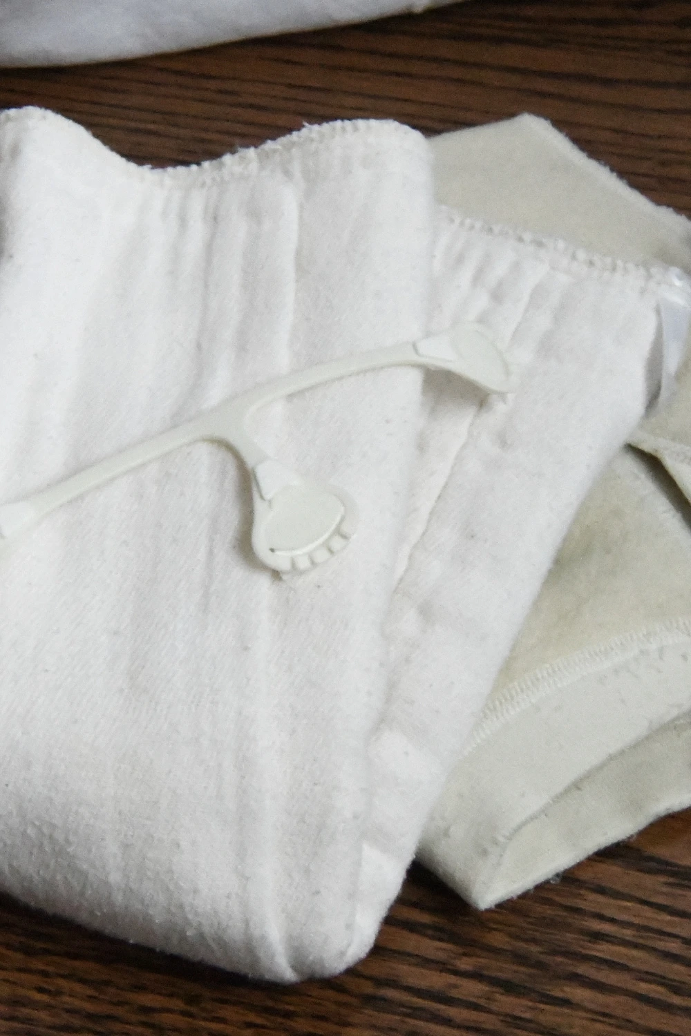 Cloth-eez Prefold Diapers - Natural White