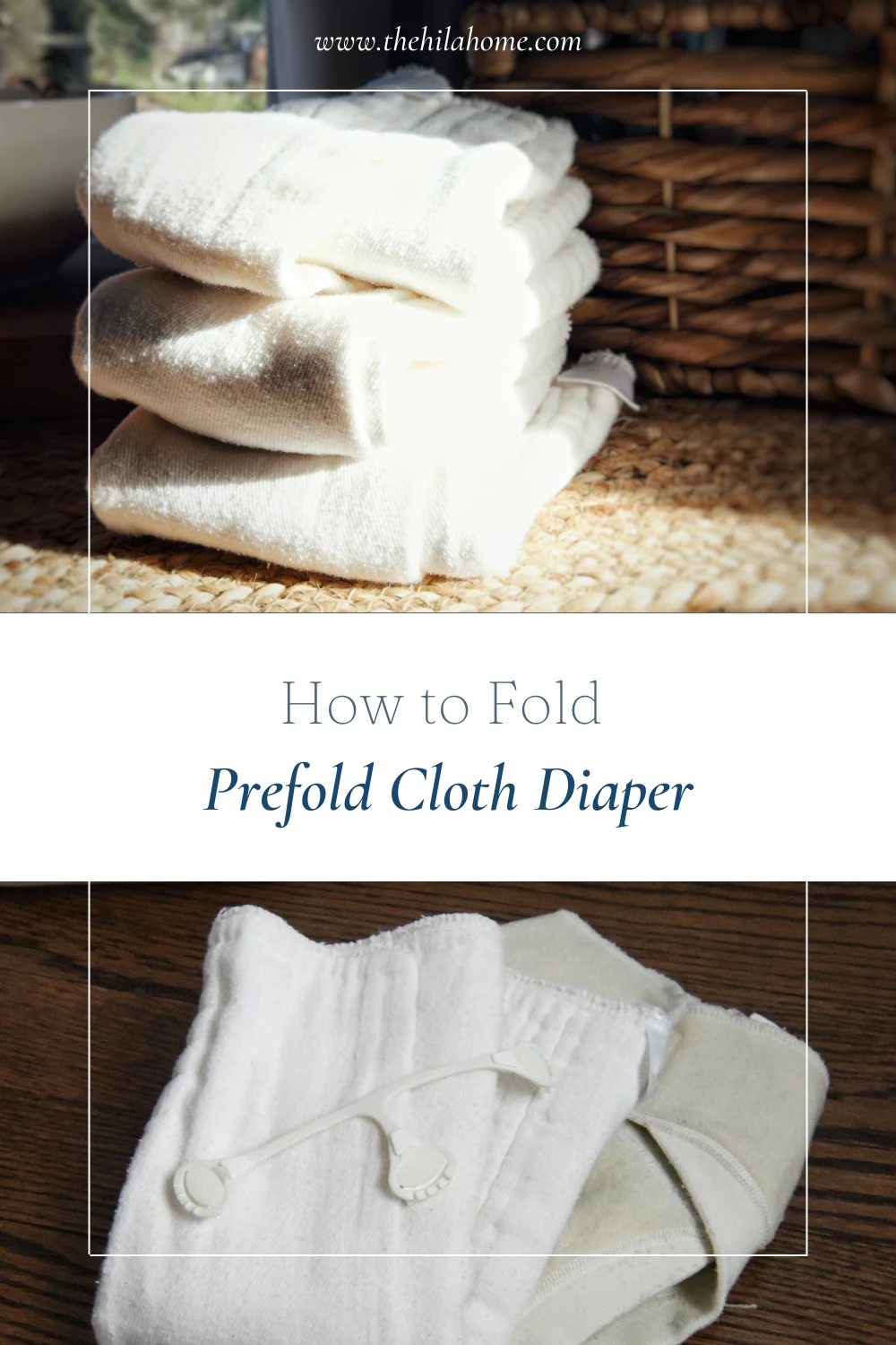 How to Fold a Prefold Cloth Diaper