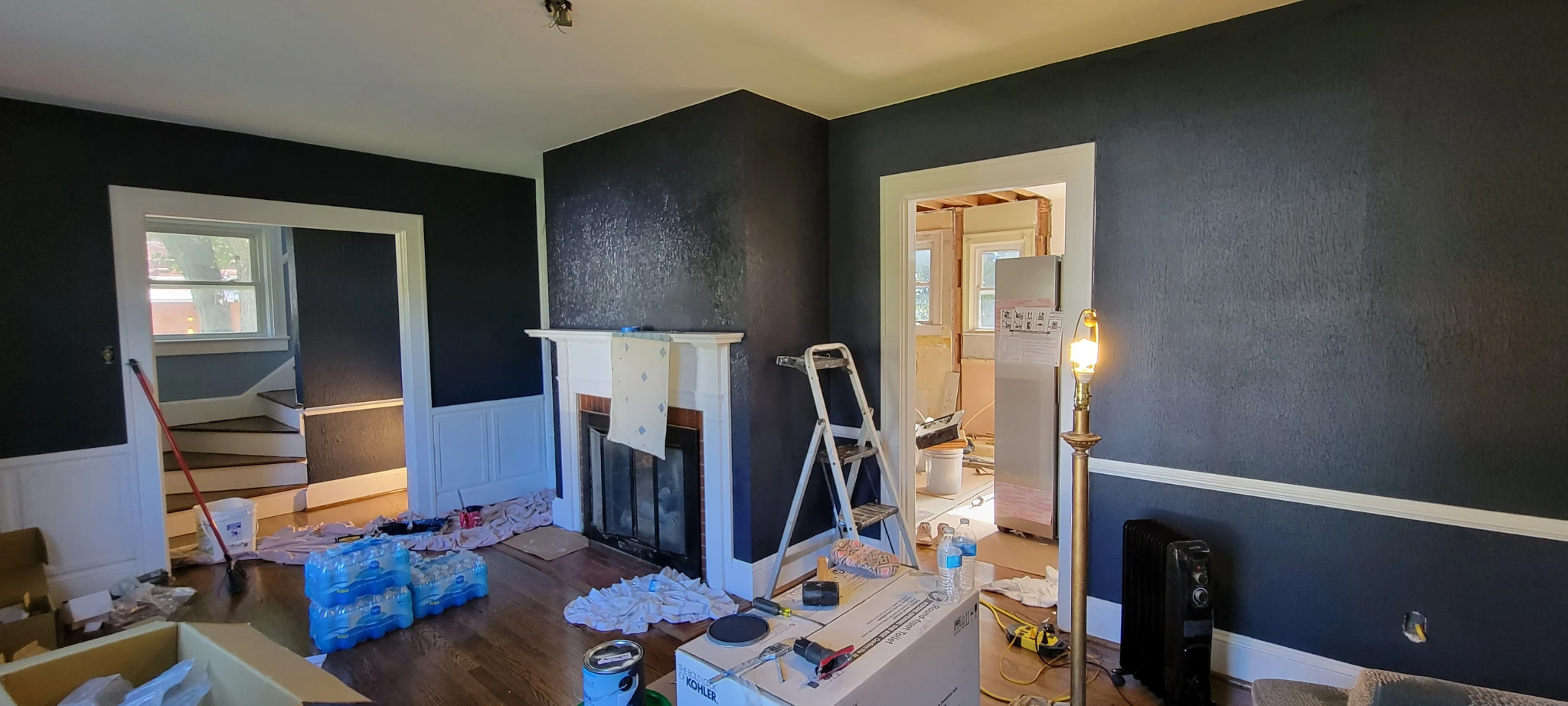 The Living Room Renovation Progress
