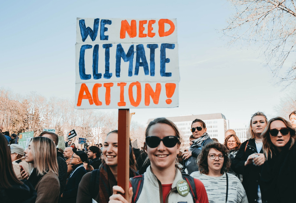 Union Organizes a Peaceful March for Climate Change Awareness