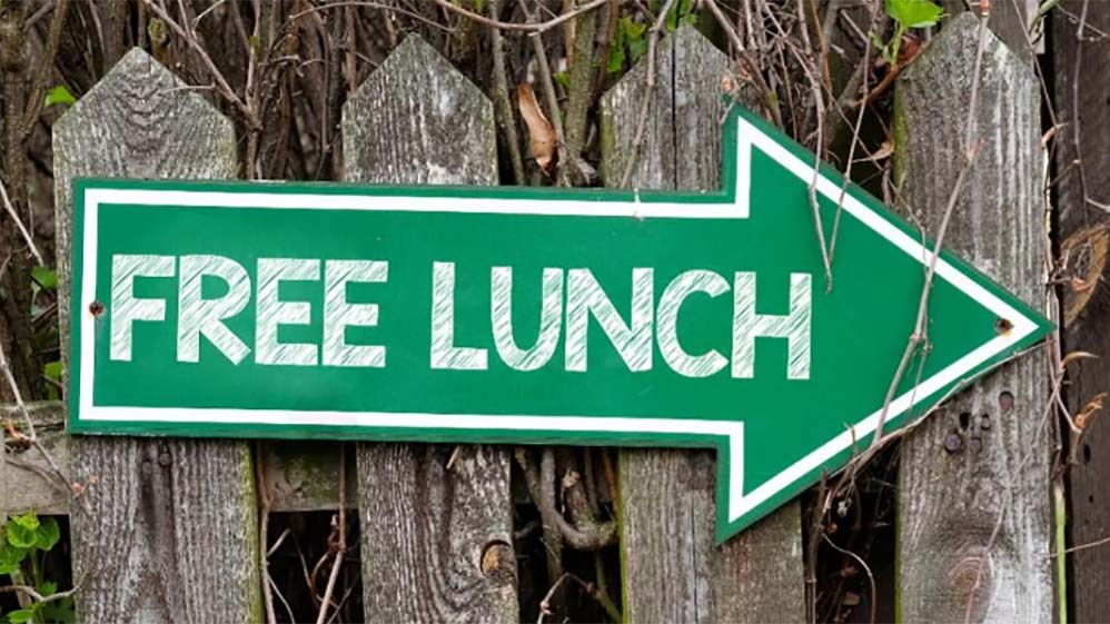 There is such a thing as a free lunch