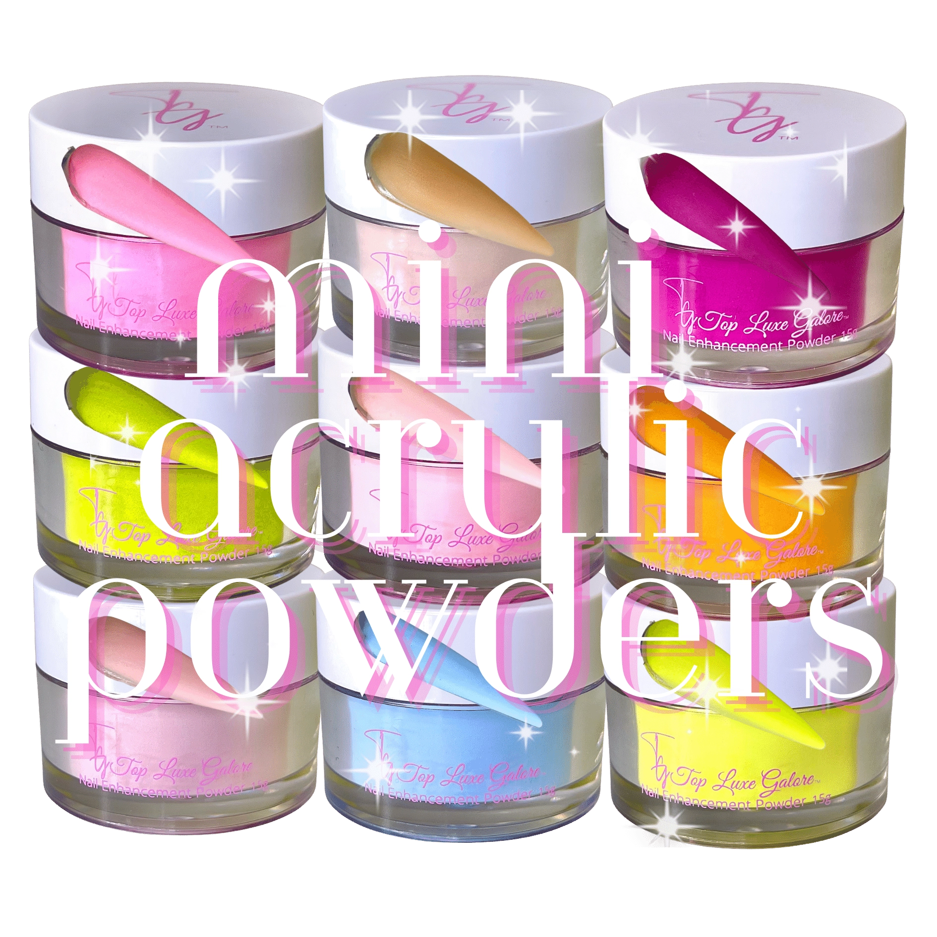 MINI Color Acrylic Powders
