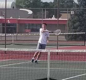 Top picture #2 Singles Damon Kuntz at Knox Conference match