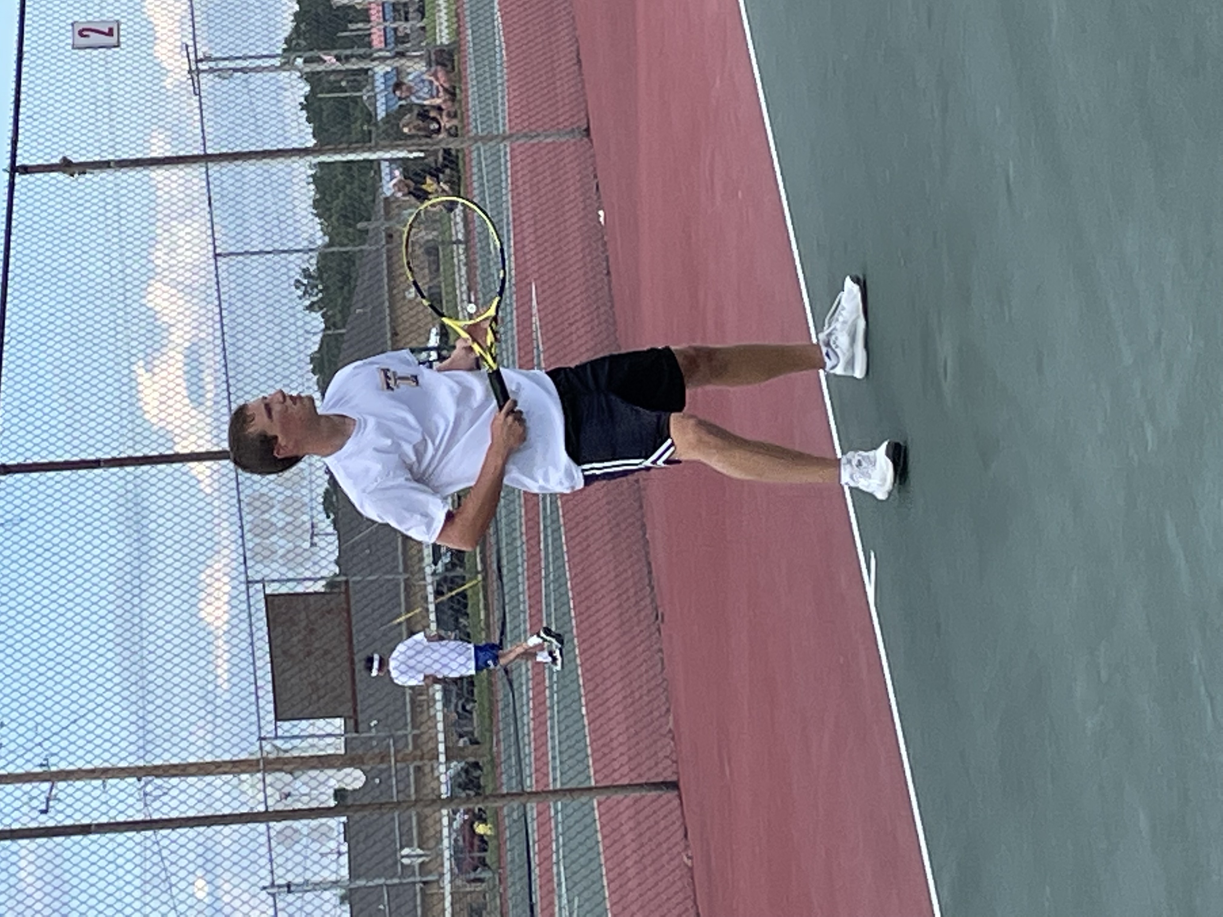 Middle picture #1 Singles Caden Large at Knox Conference match