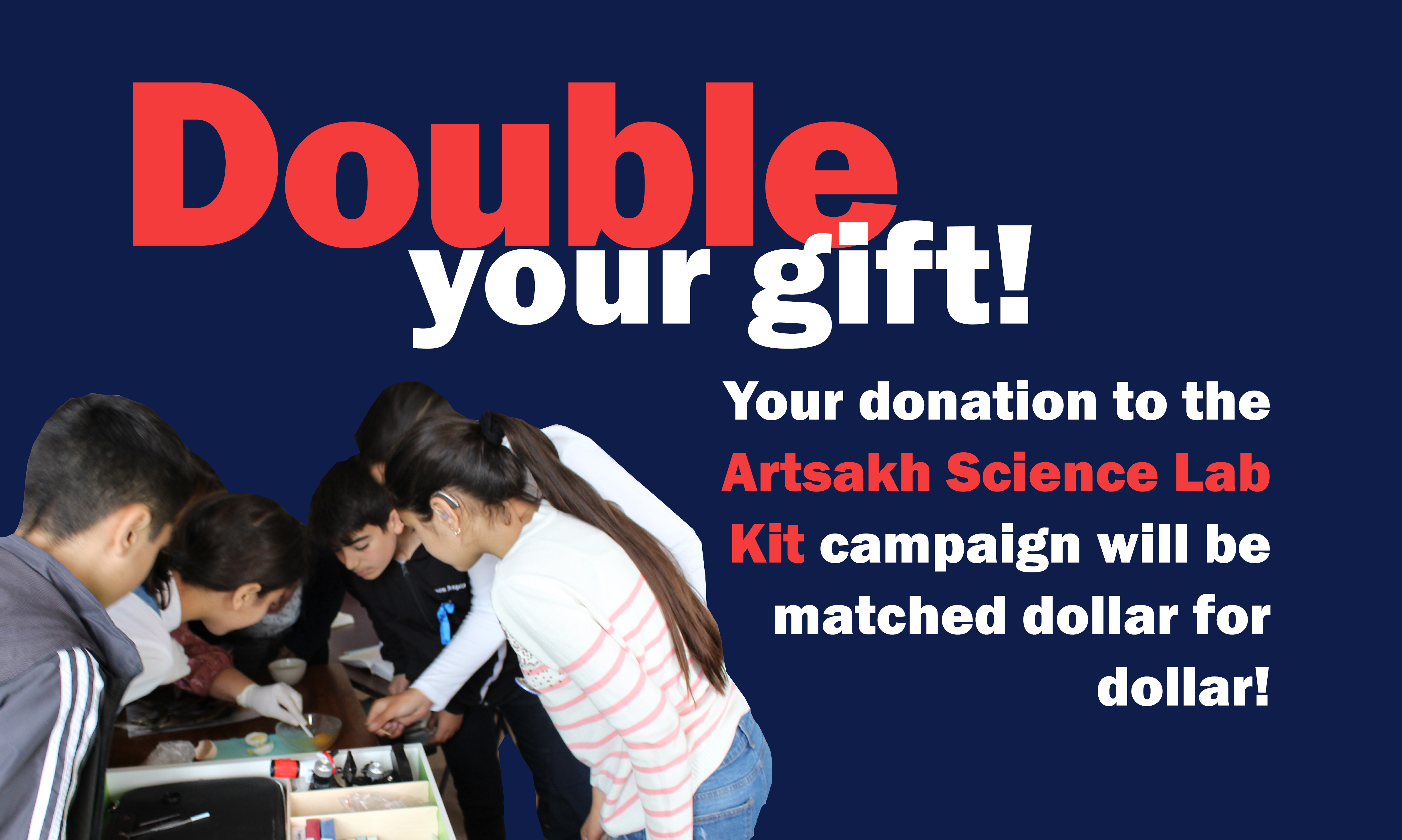 Donations to Tufenkian's science labs for Artsakh initiative will be doubled by matching donors