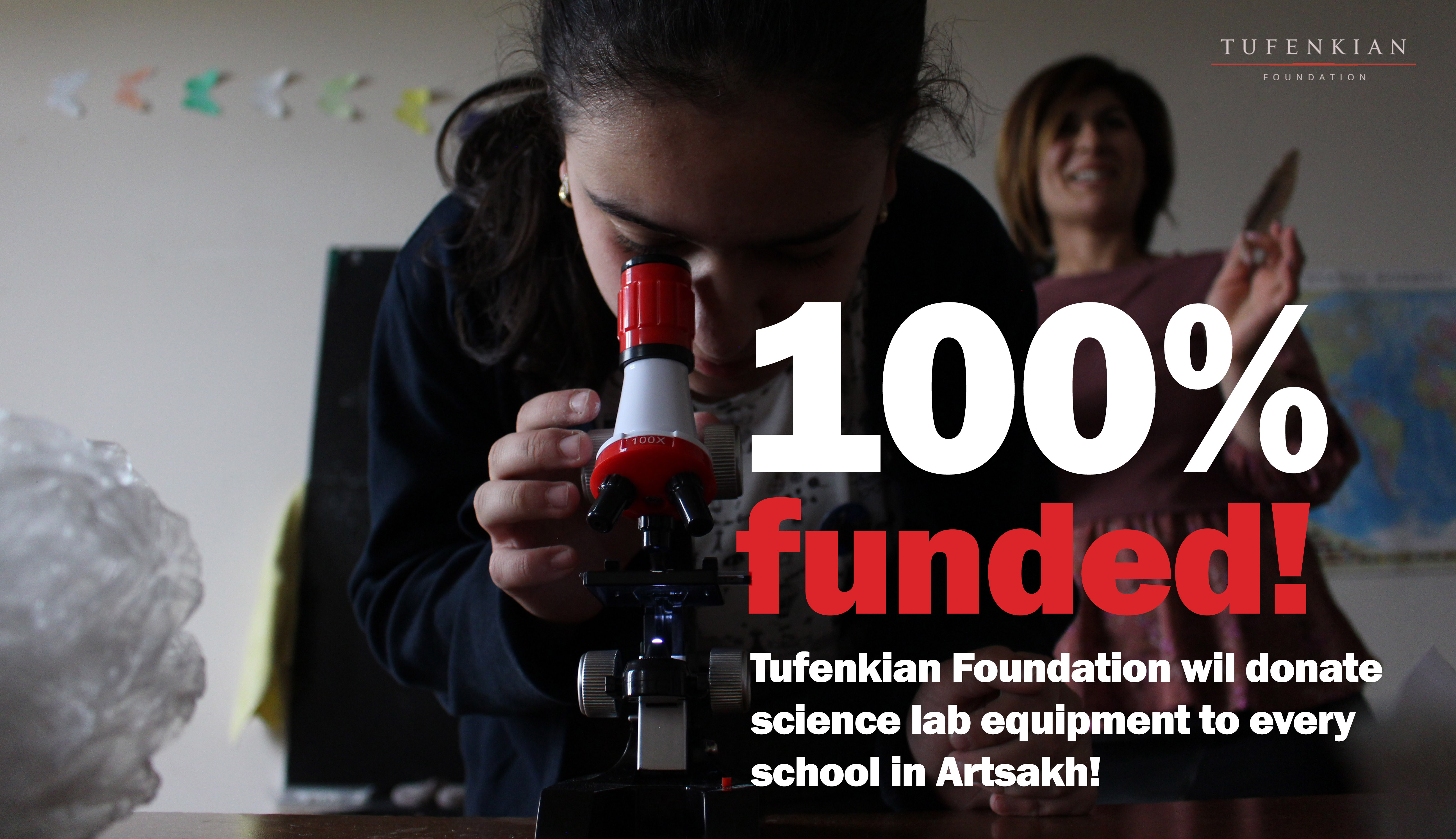 Tufenkian Foundation to donate science lab equipment to every school in Artsakh