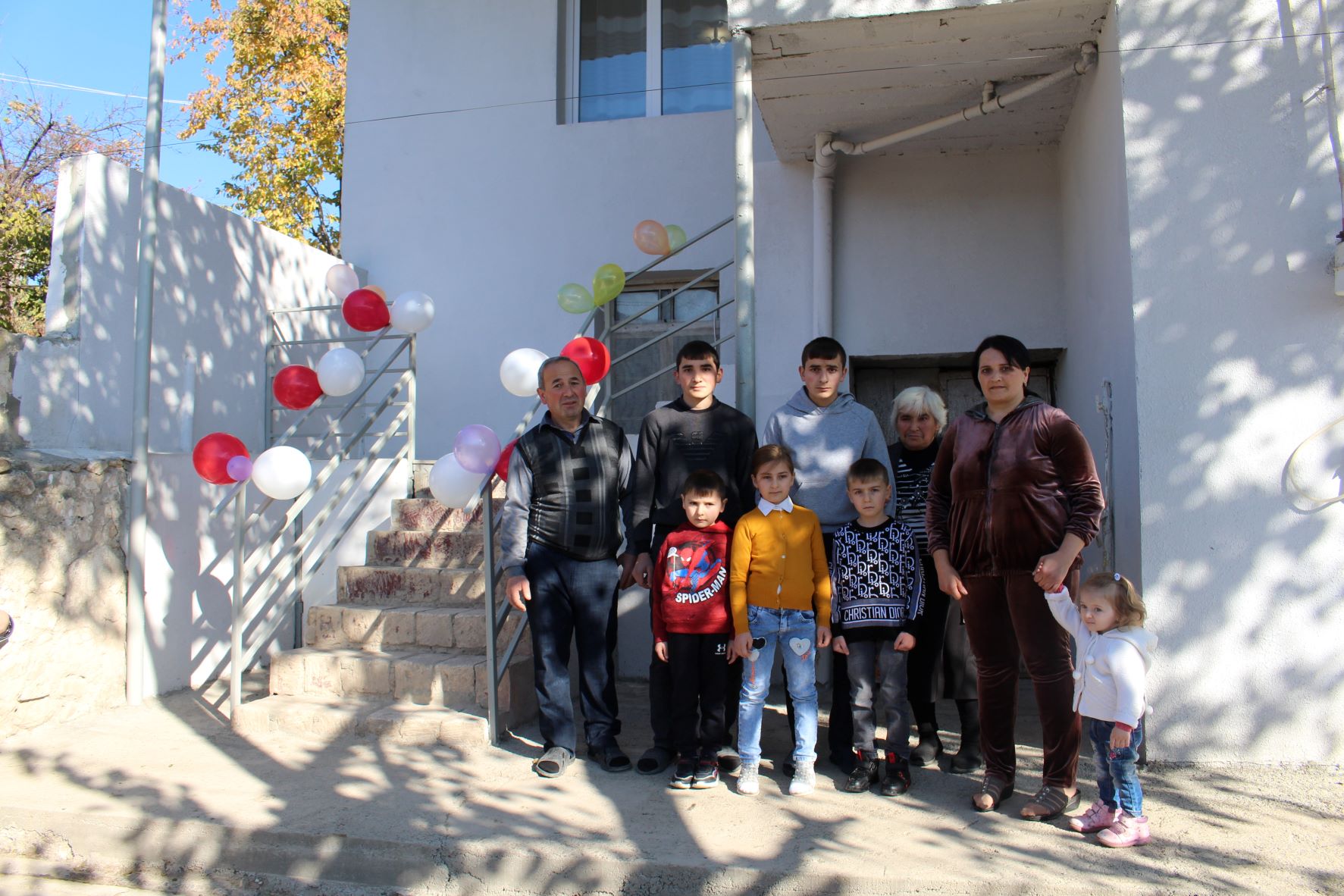 The Shahnazaryans get a new home in Artsakh’s Karmir Shuka