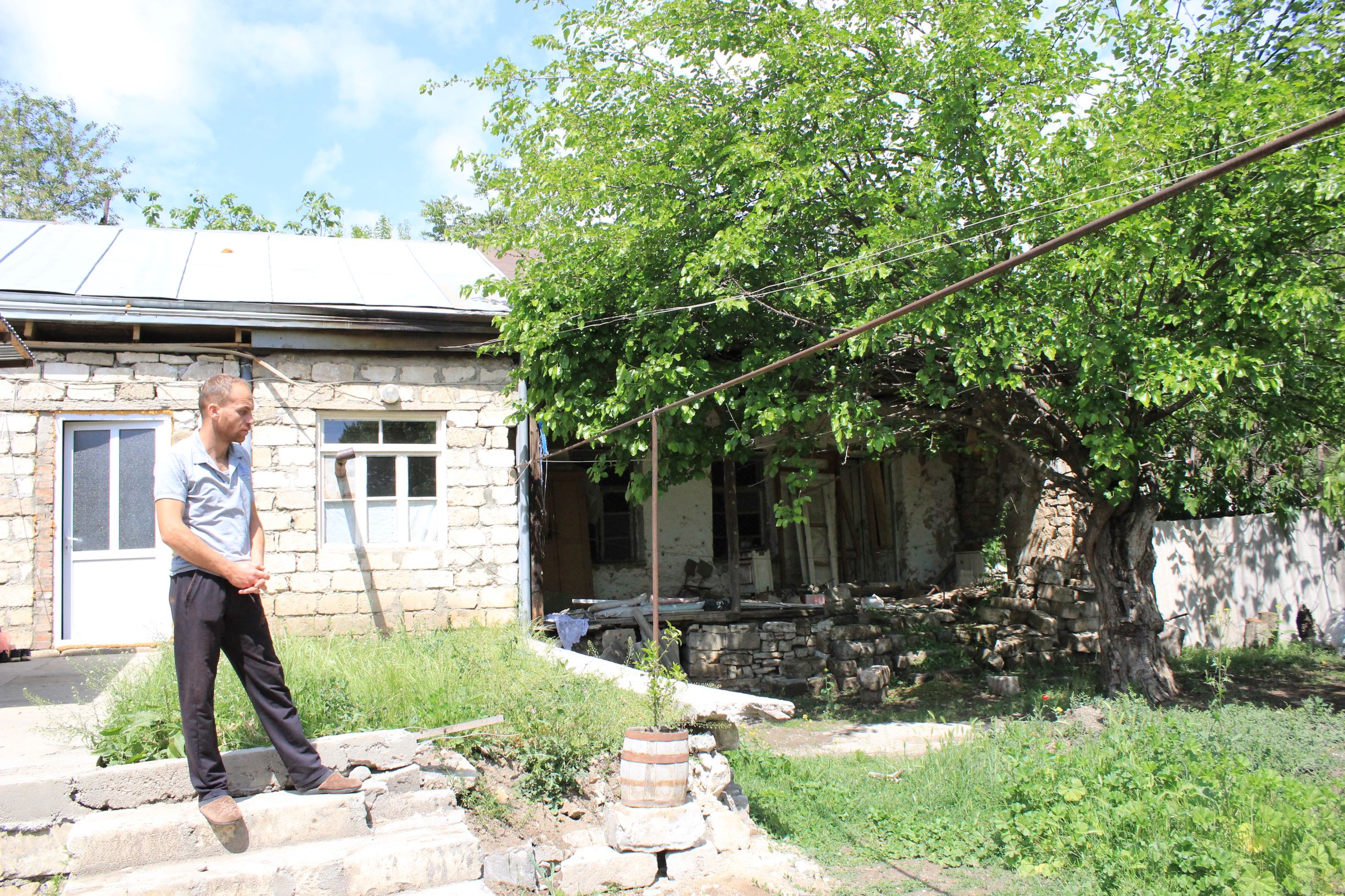 Thirty-year-old Hayk was wounded last year while fighting in the area of Koghak.